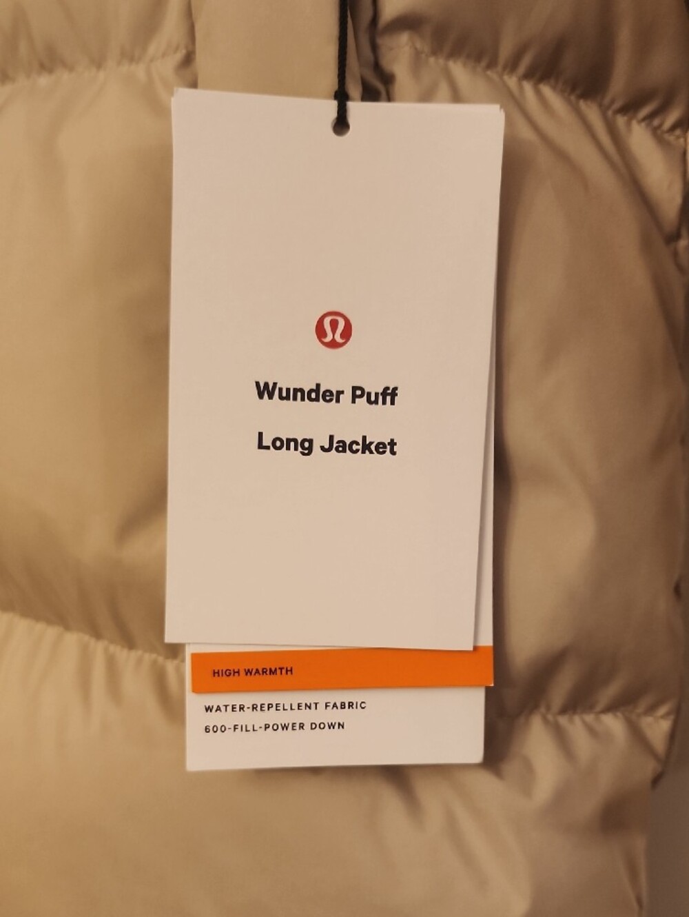 lululemon athletica Long Quilted Puffer Coat in Beige - Picture 2 of 7